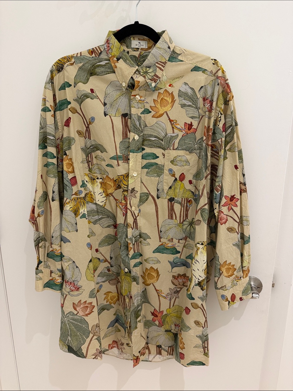 ETRO BUTTON DOWN SHIRT DRESS